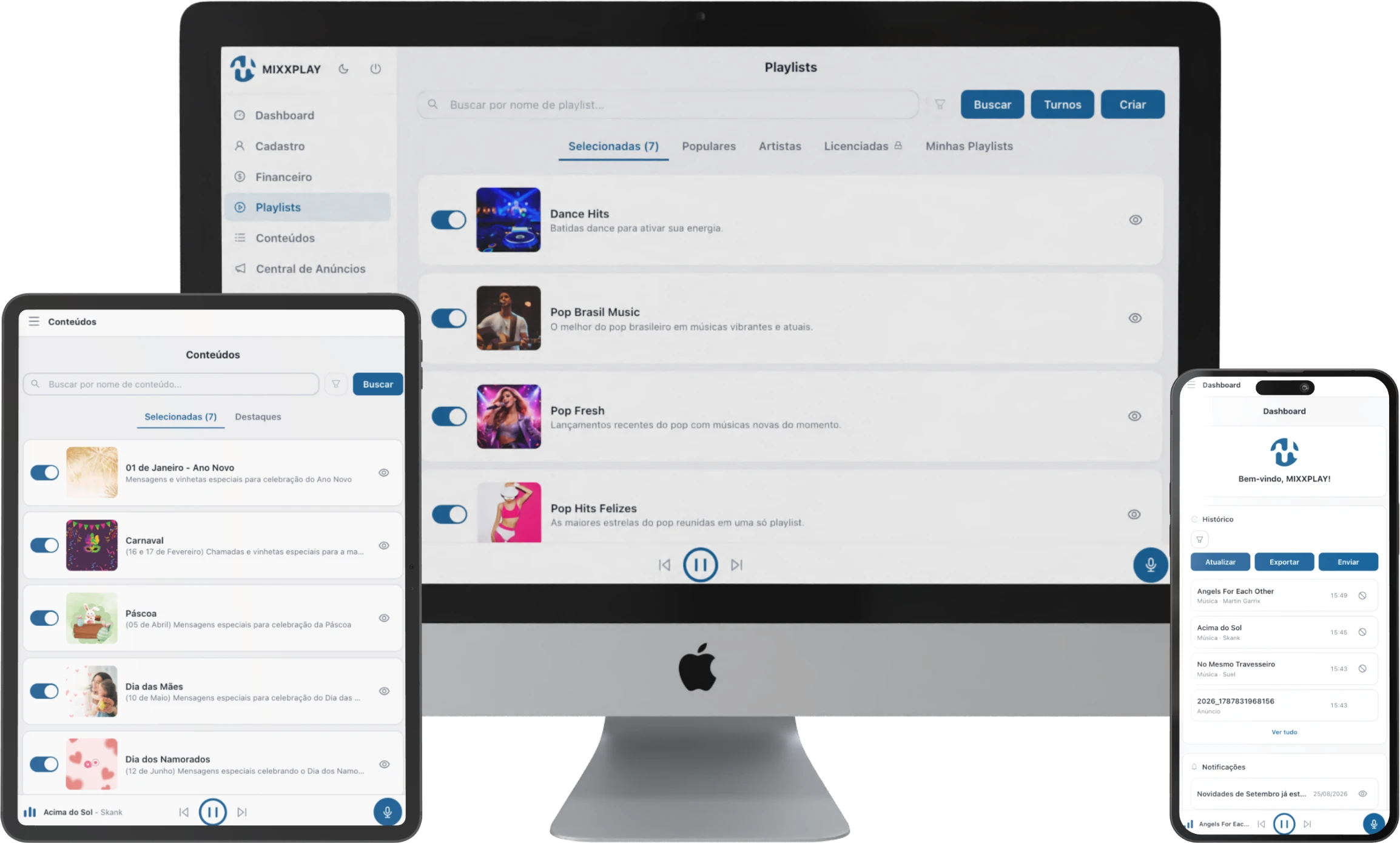 Plataforma MIXXPLAY - Multiplataforma